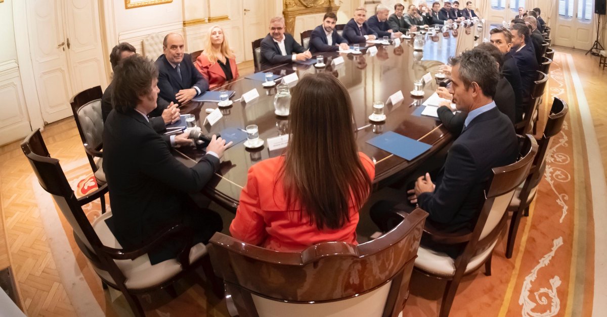 Milei Participó De La Primera Reunión Federal Con Los 24 Gobernadores 2607