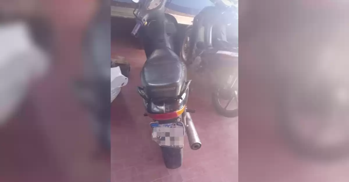 Bermúdez: apareció abandonada en el monte de Celulosa una moto que había sido robada