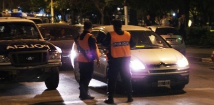 Controles de tránsito en San Lorenzo