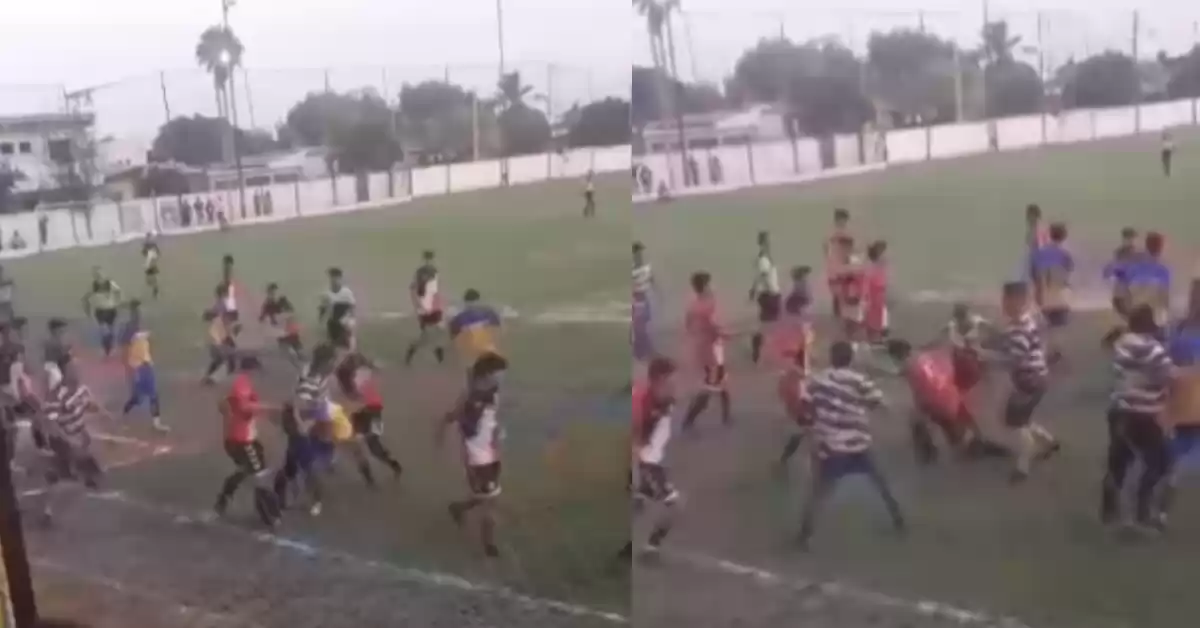 San Lorenzo: trompadas y patadas en el clásico entre Barrio Vila y Escalada