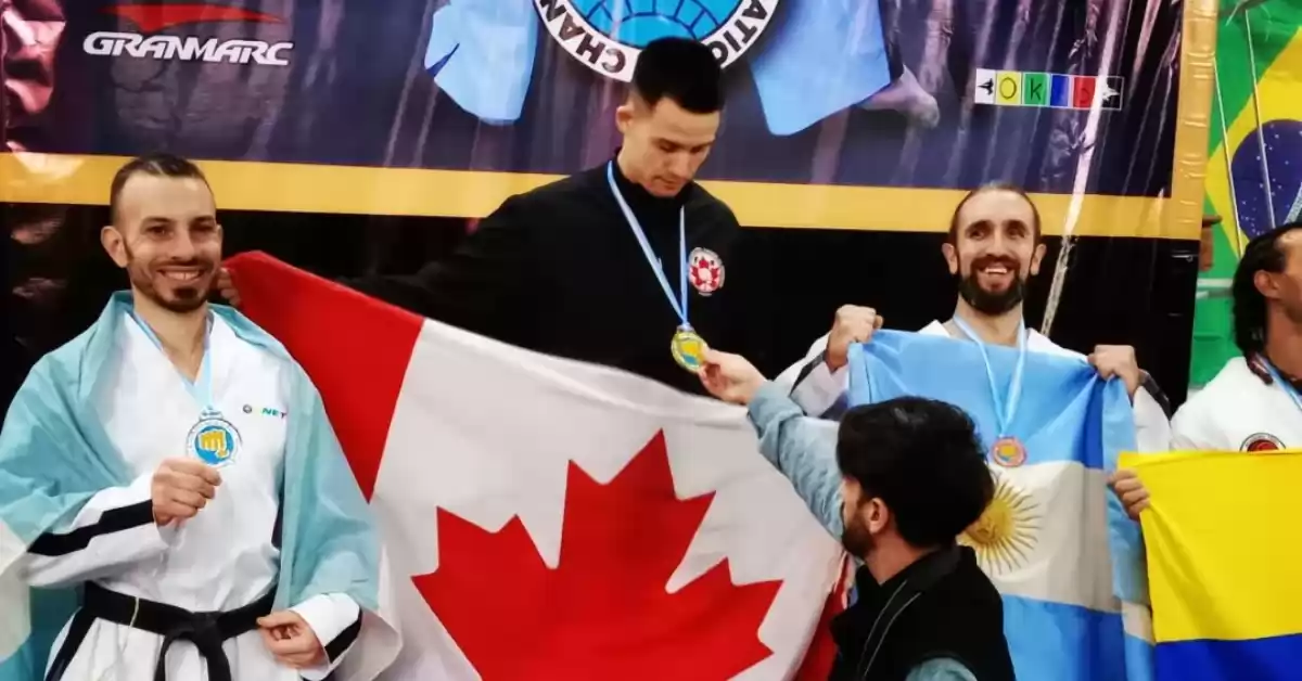 El baigorriense Javier Lascurain consiguió 4 medallas en el Campeonato Mundial de Taekwondo