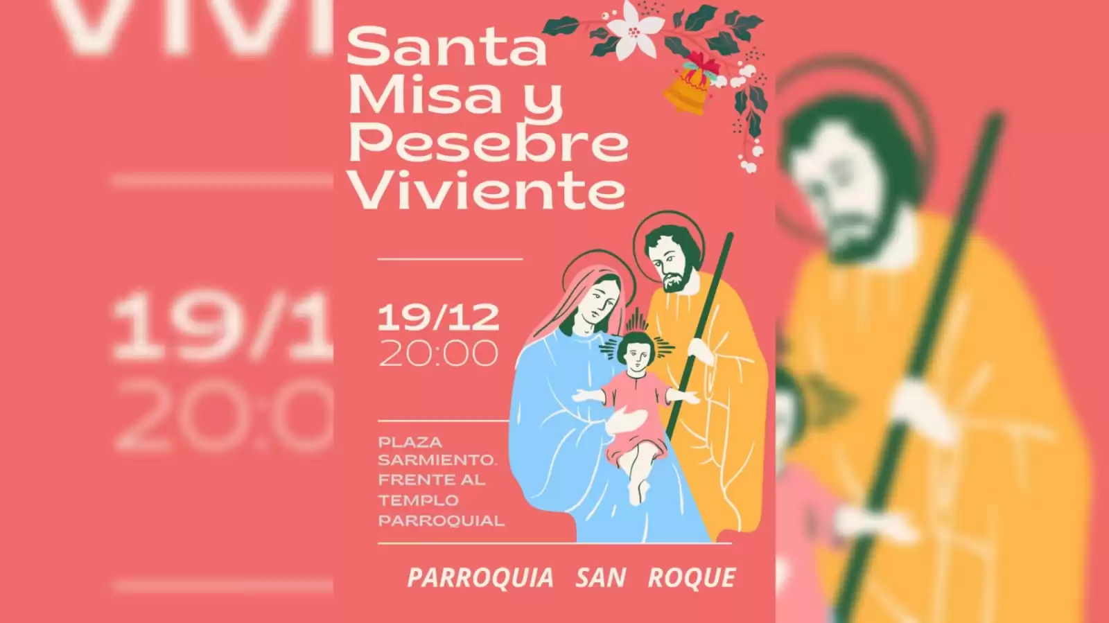 Este domingo realizarán el pesebre viviente en Capitán Bermúdez