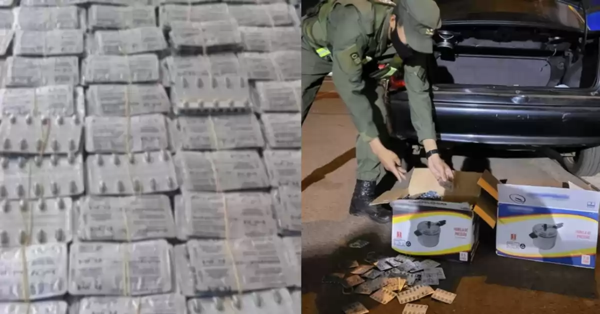 Intentaban ingresar al país 19 mil psicofármacos dentro de ollas a presión