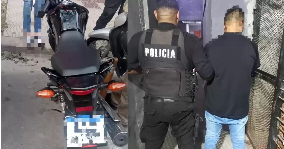 Detuvieron a un sujeto que intentaba robar una motocicleta en San Lorenzo