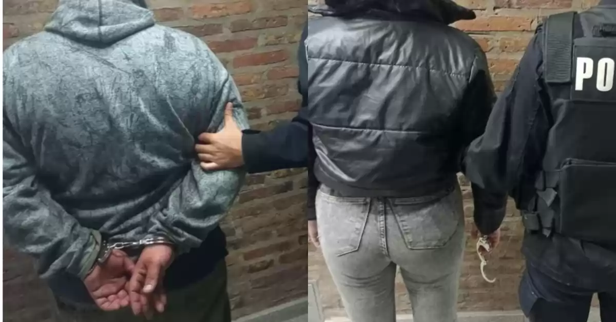 Mientras Inflaba las ruedas del camión, le robaron el celular y fueron detenidos 