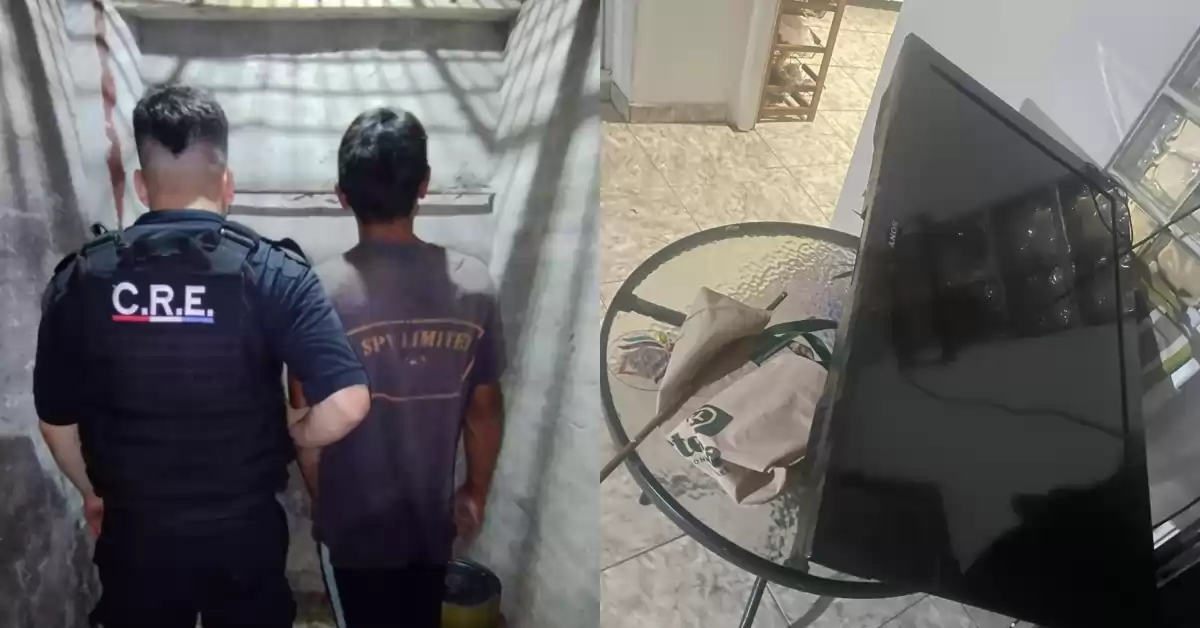 San Lorenzo: Ingresó a robar a una vivienda por la ventana y logró ser detenido