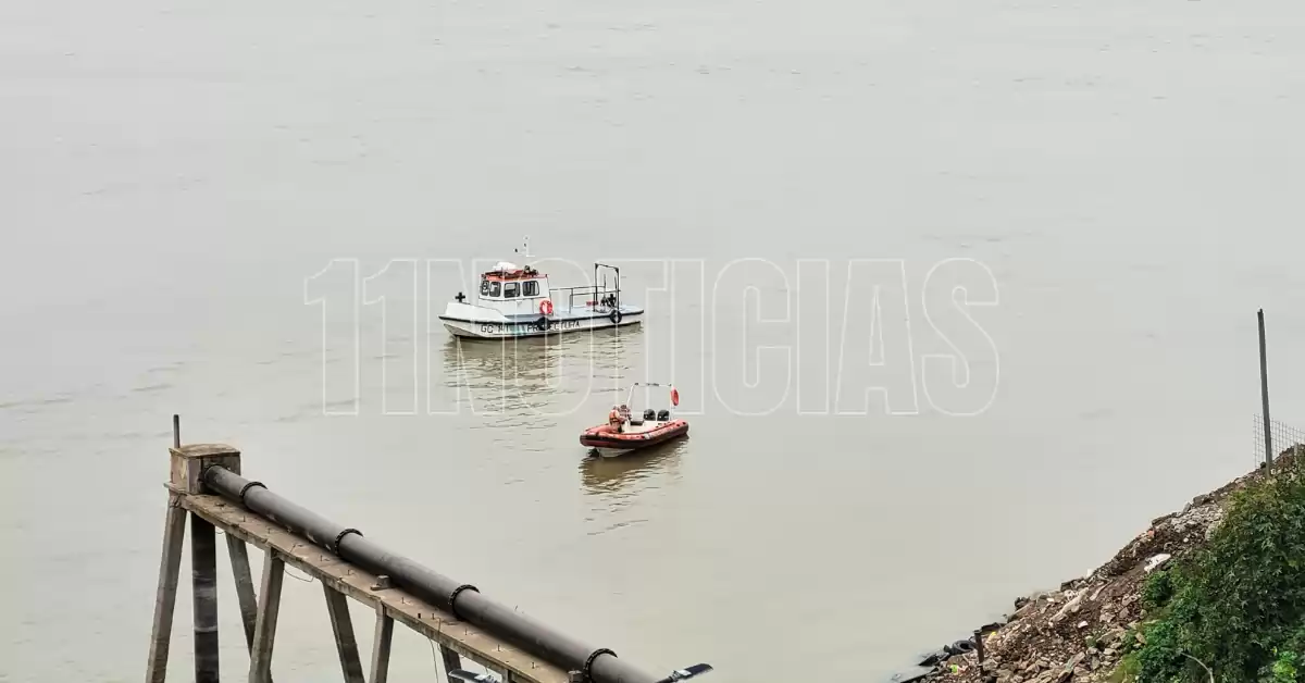 San Lorenzo: continúa la búsqueda del hombre desaparecido en las aguas del Río Paraná  