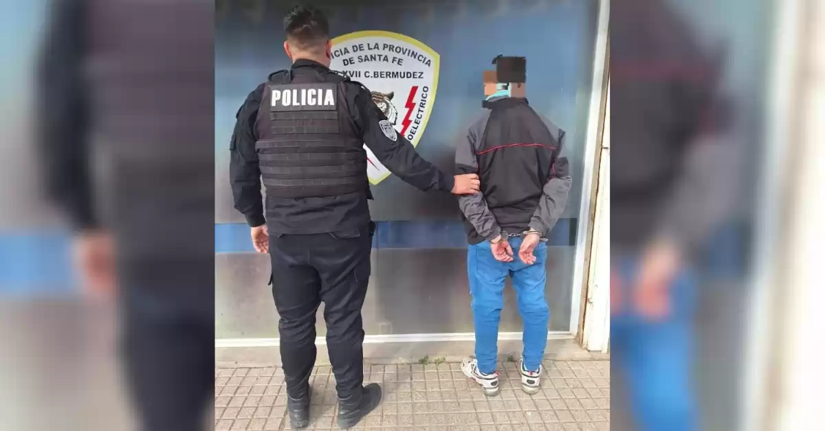 Un joven rosarino con pedido de captura fue detenido en Bermúdez 