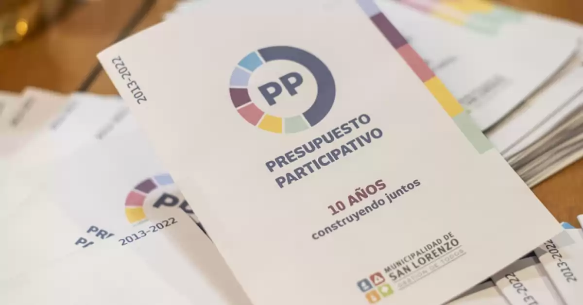 San Lorenzo: llegan las jornadas presenciales de votación del Presupuesto Participativo