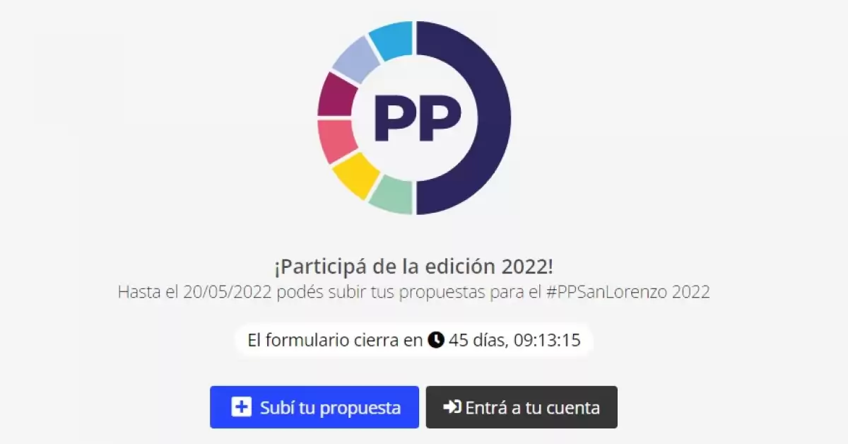 San Lorenzo: arranca la décima edición del Presupuesto Participativo