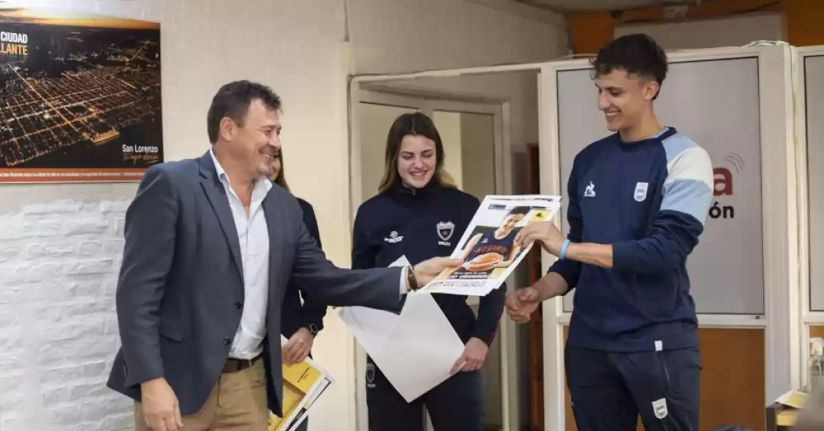 Distinguieron a jóvenes deportistas sanlorencinos por sus actuaciones en eventos nacionales e internacionales