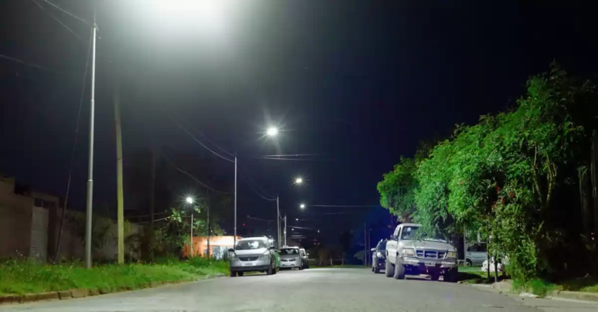 San Lorenzo sumó más de 800 luces led en 250 cuadras en las últimas semanas