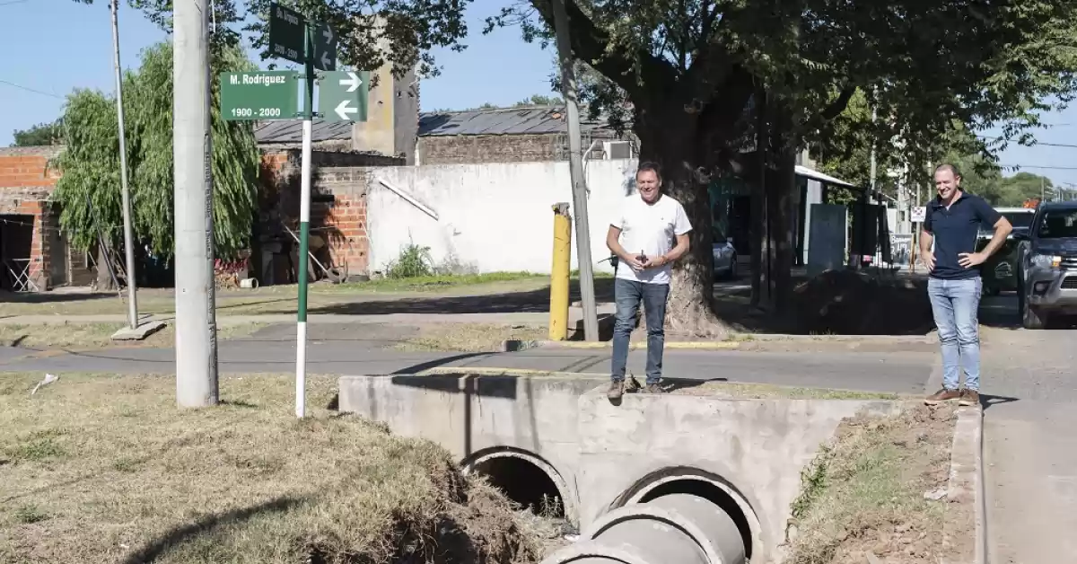 San Lorenzo: avanzan las reformas de transformación en bulevar Urquiza