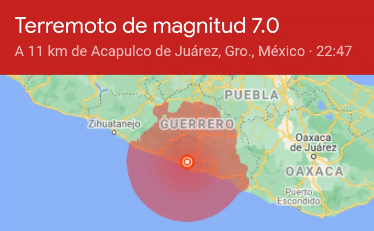 Un sismo de magnitud 6,9 sacudió México