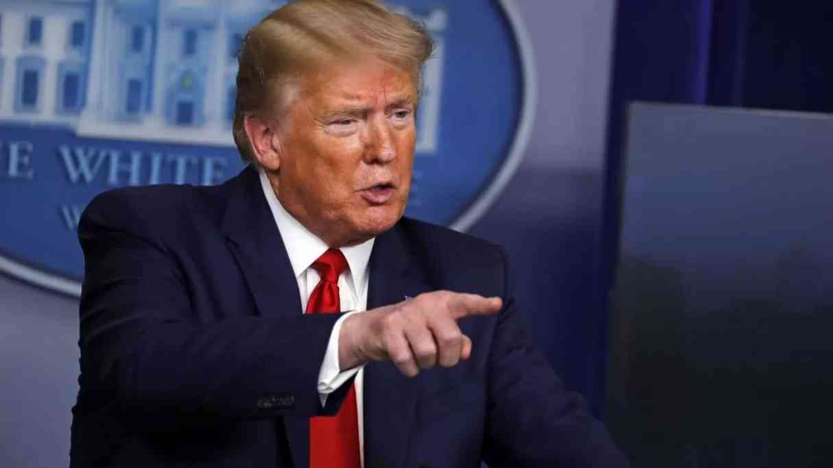 Trump: “Tendremos una vacuna en unos meses”