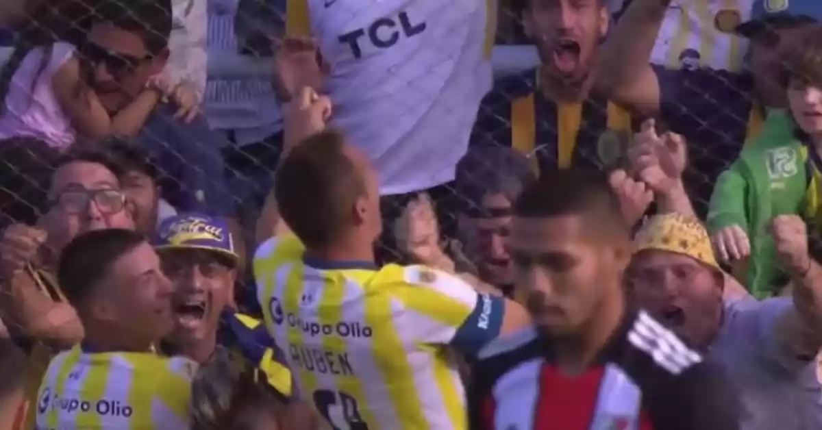 Un hincha de Central terminó internado tras gritar los goles de Marco Ruben