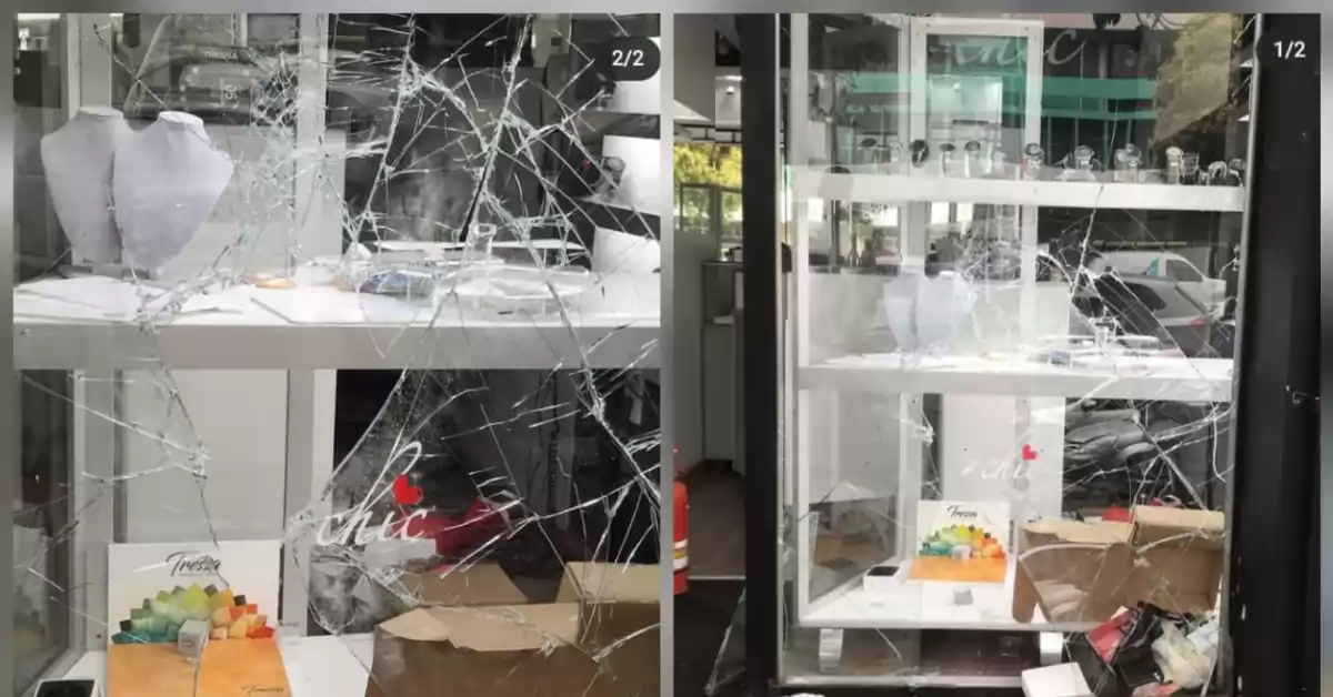 Desvalijaron una joyerìa en pleno centro de San Lorenzo