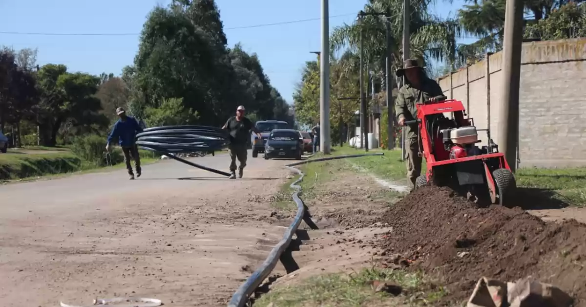 Ibarlucea tendrá red de agua potable