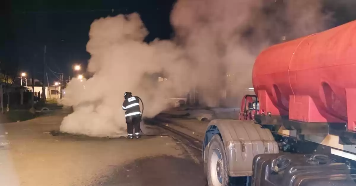 Bomberos fueron agredidos en barrio Mitre de San Lorenzo