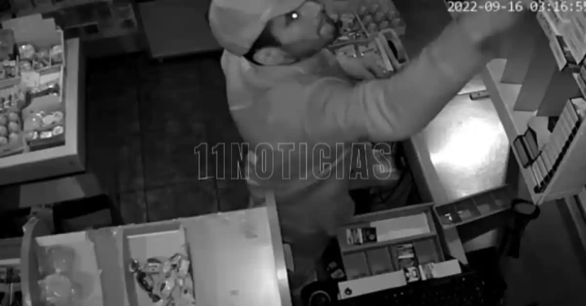 Robó en un autoservicio de San Lorenzo y quedó filmado en las cámaras de seguridad