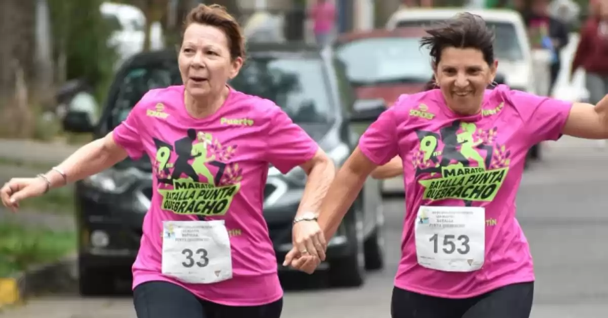 Más de 1200 corredores y corredoras participaron de la Maratón Batalla Punta Quebracho