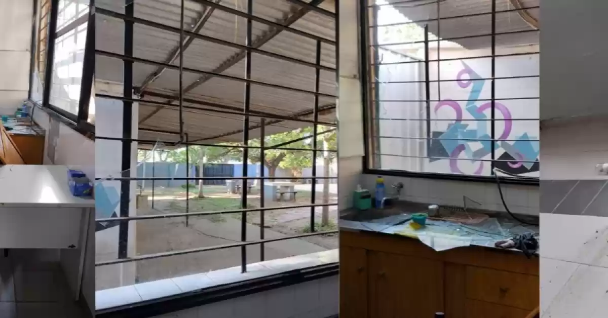 Vandalismo reiterado en la Escuela 439 de San Lorenzo