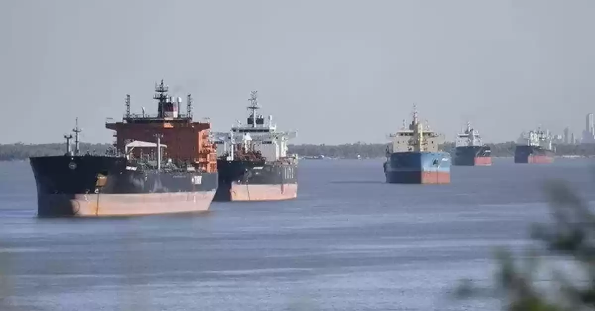 Por la sequía, el gobierno estima que entrarán 1285 barcos menos a puertos argentinos