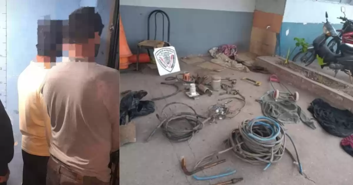 Beltrán: dos detenidos por intentar robar en Ar Zinc