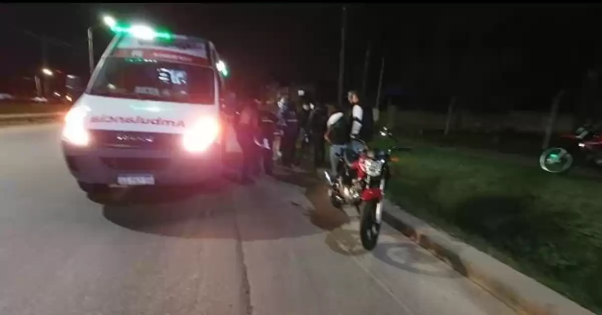 Bermúdez: cayeron de una moto y una joven quedó inconsciente 