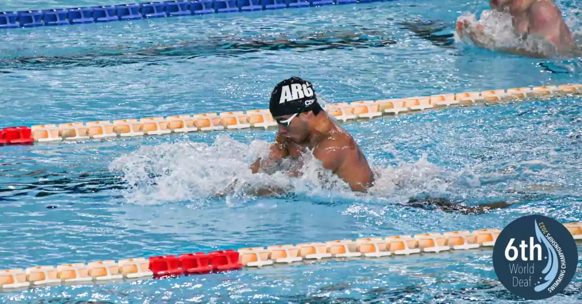 Argentina consigue segunda medalla en Mundial de natación para sordos