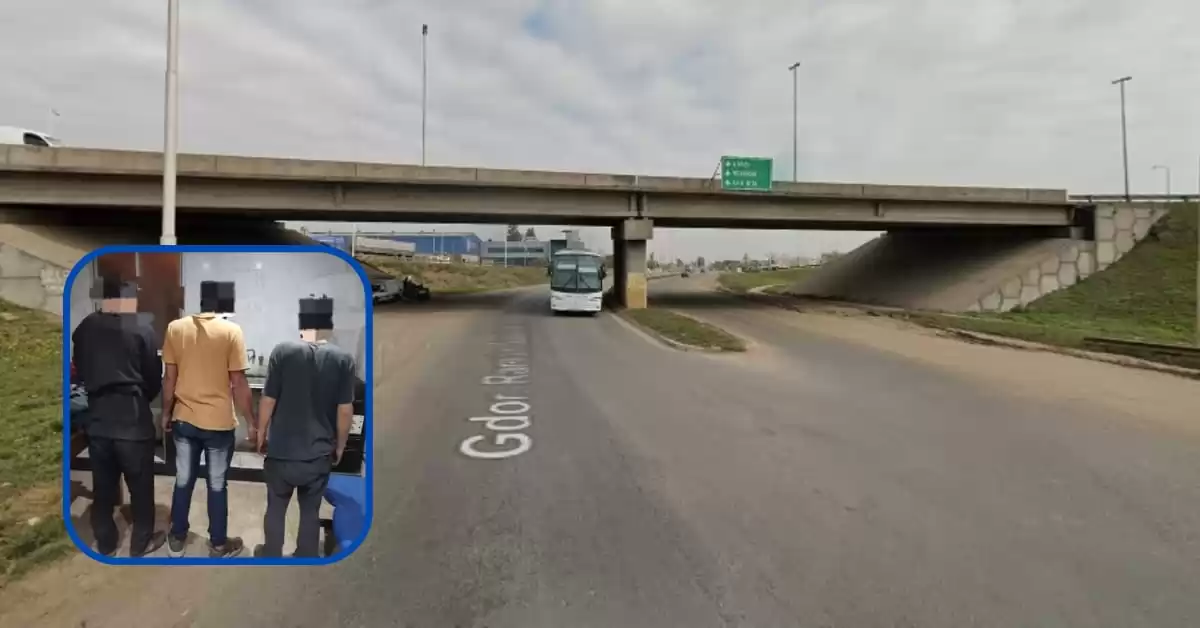 Cobraban “peaje” bajo amenazas debajo del Intercambiador y fueron detenidos