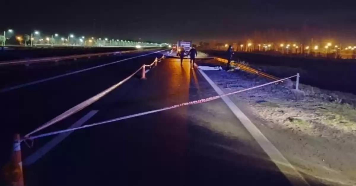 Un joven murió en un accidente en Autopista Rosario-Córdoba a la altura de Roldán