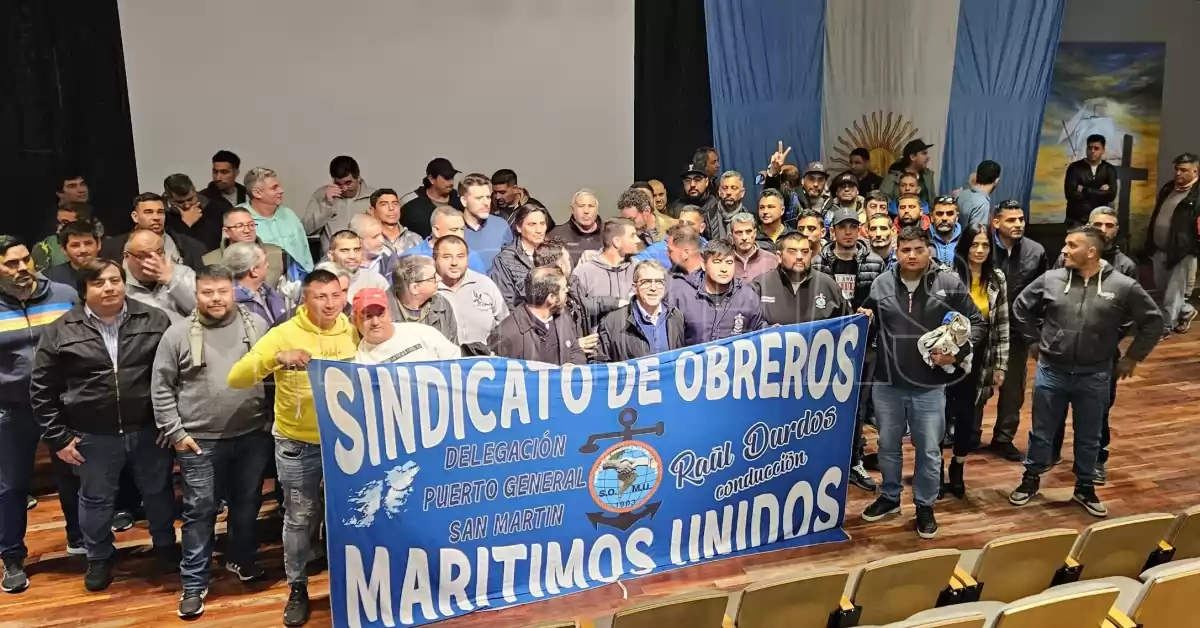Estalló un conflicto gremial por 25 trabajadores fluviales despedidos en la Cooperativa Portuaria