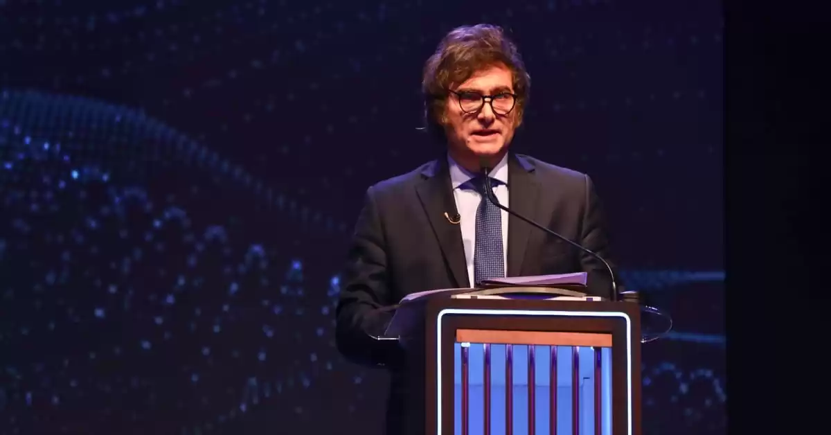 Milei: “la políticas ambientales buscan recaudar fondos para financiar vagos socialistas”
