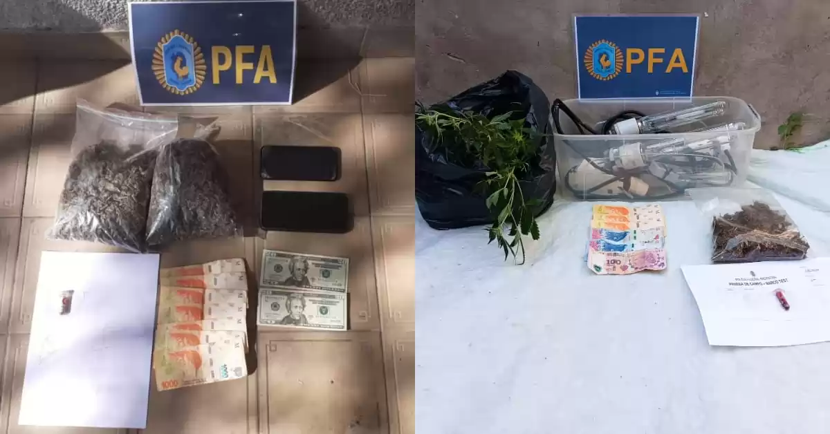 Tres detenidos en Rosario tras allanamientos en cinco bunkers de venta de drogas