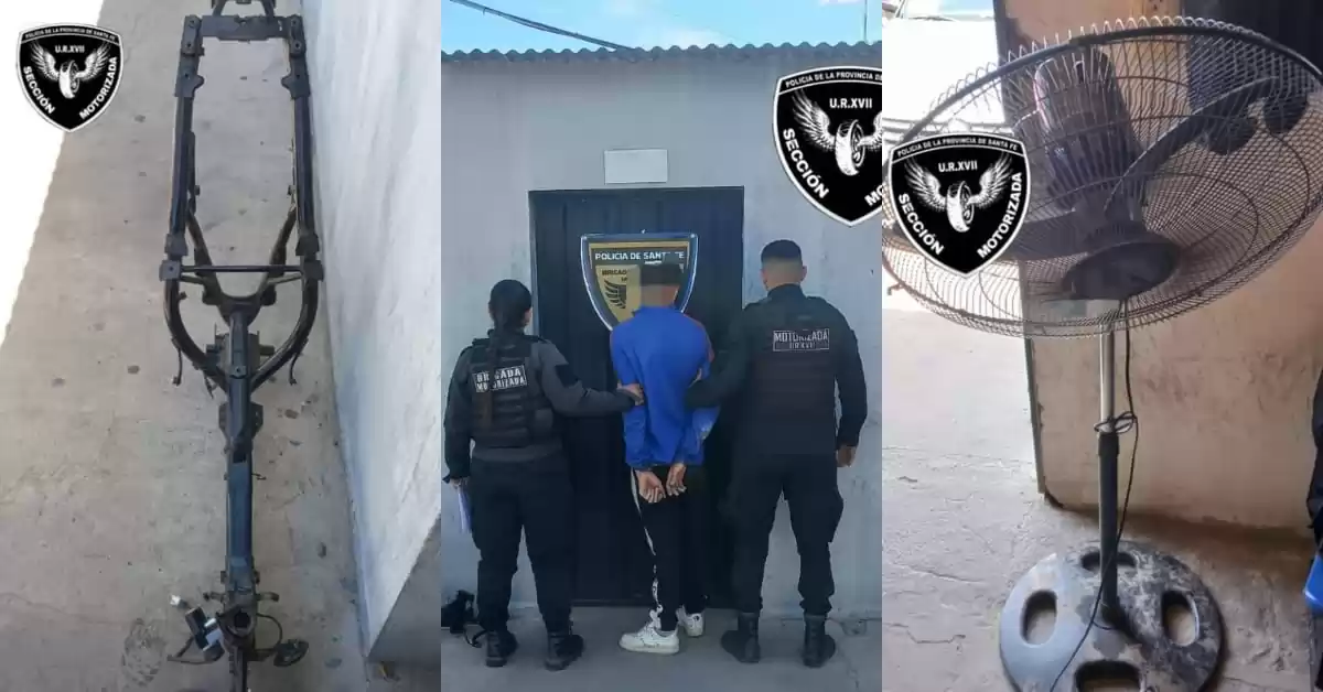 Detuvieron a un hombre que había robado un ventilador en una vivienda de San Lorenzo