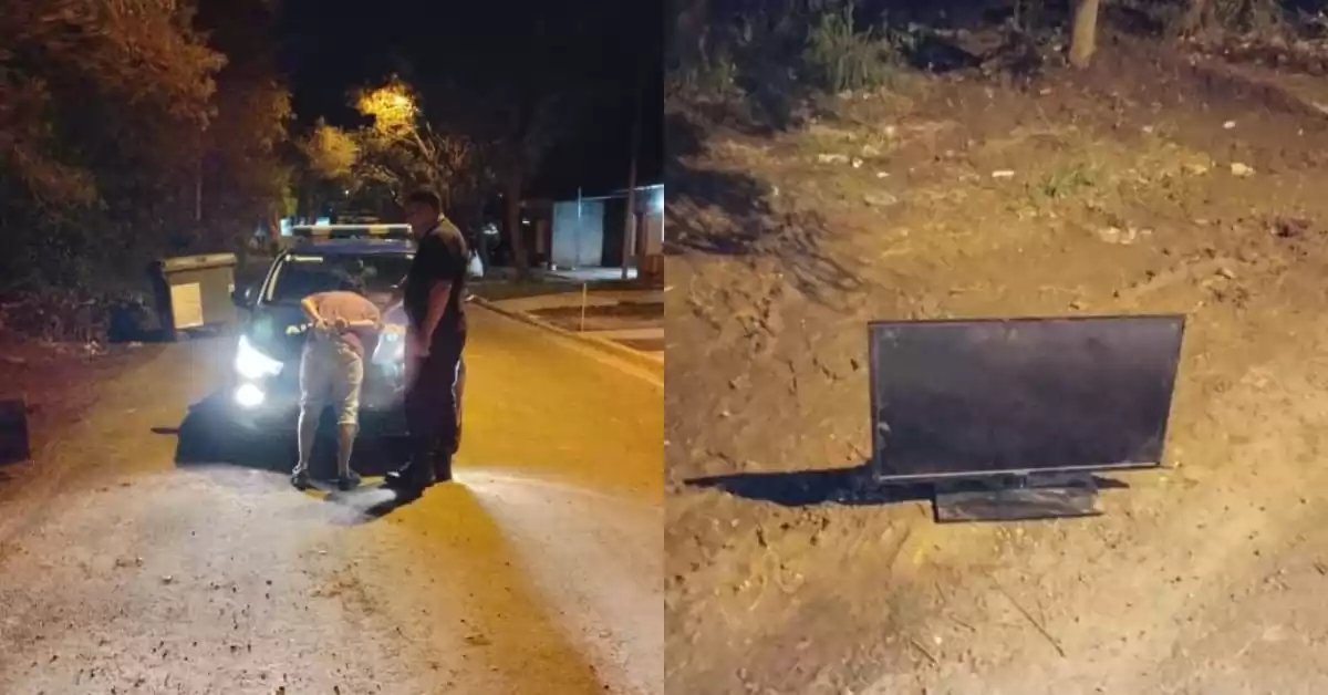 San Lorenzo: entró armado a una casa de barrio 2 de abril y robó un televisor