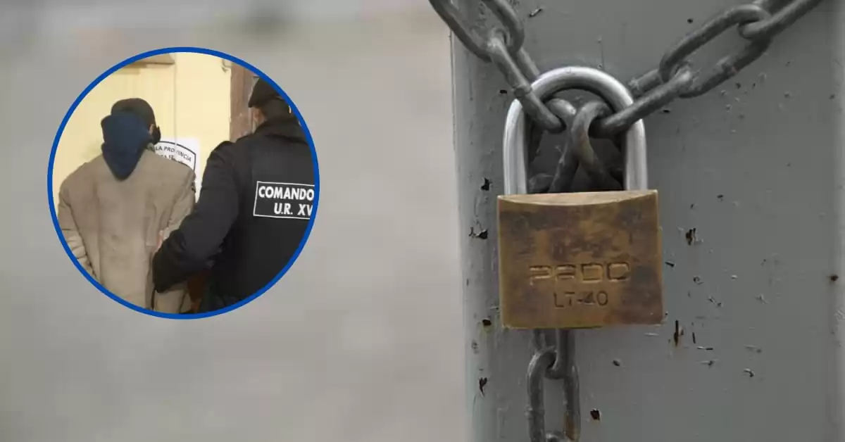 Beltrán: encontró a un delincuente en su casa y lo encerró en un depósito