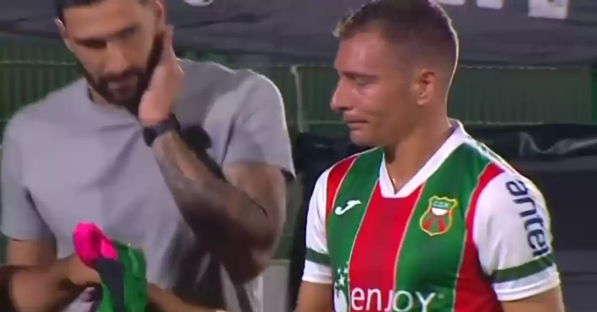 Mala pata: Marco Ruben sufrió una lesión en su primer partido de este 2024