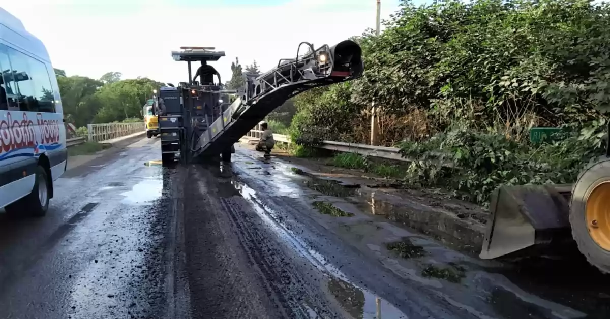 Timbúes: Continúan las tareas de mejoramiento en Ruta Nacional 11