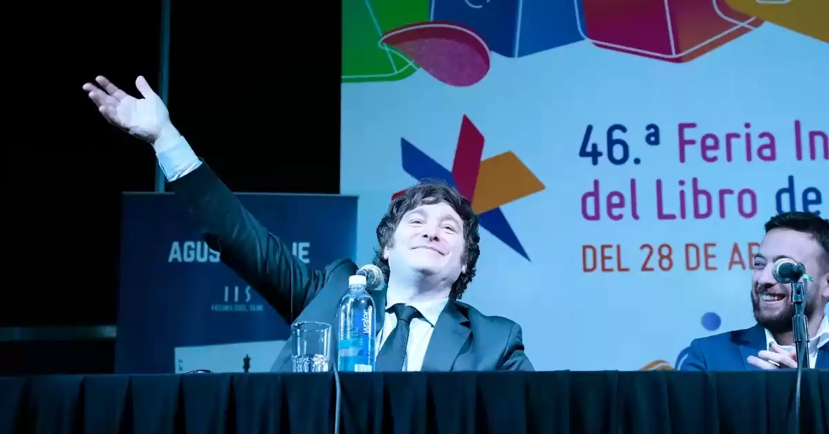 Javier Milei visitará la feria del libro en Buenos Aires