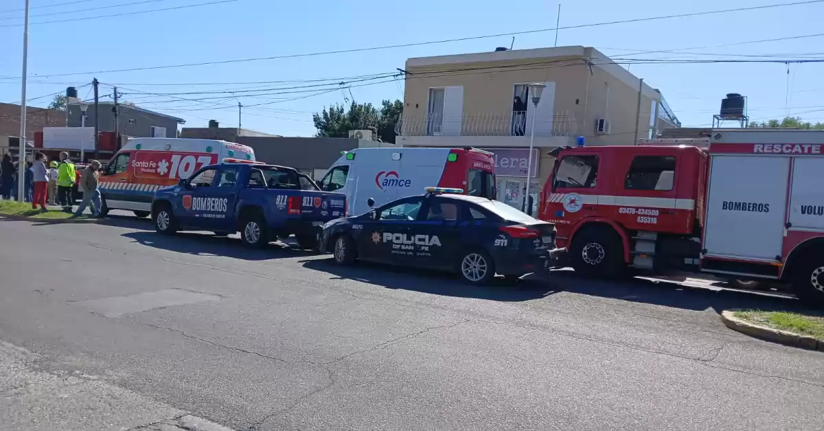 San Lorenzo: Explosión e incendio en una rotisería deja tres mujeres heridas