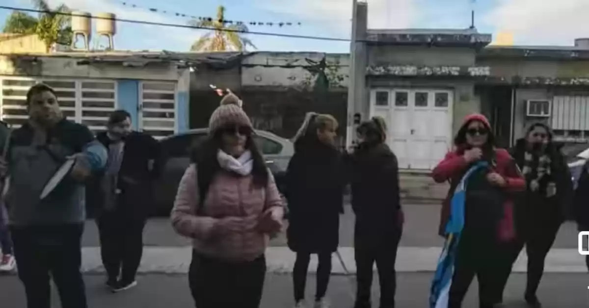 Vecinos de Beltrán se movilizaron a Fiscalía en pedido de más seguridad