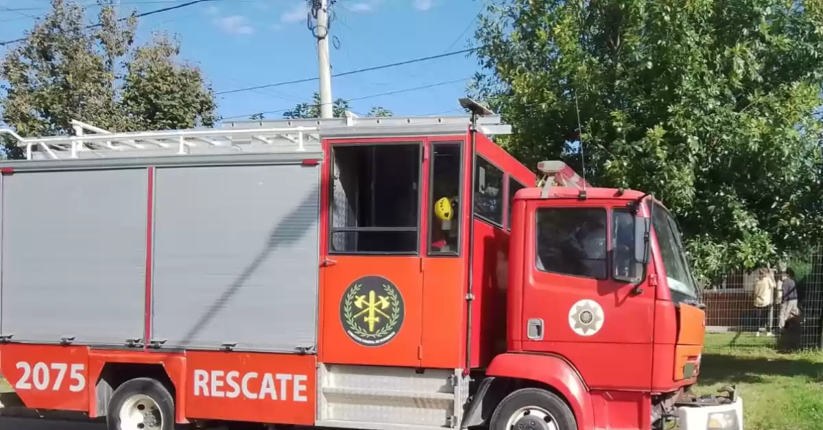 Rescataron a una mujer que se fracturó la cadera en San Lorenzo