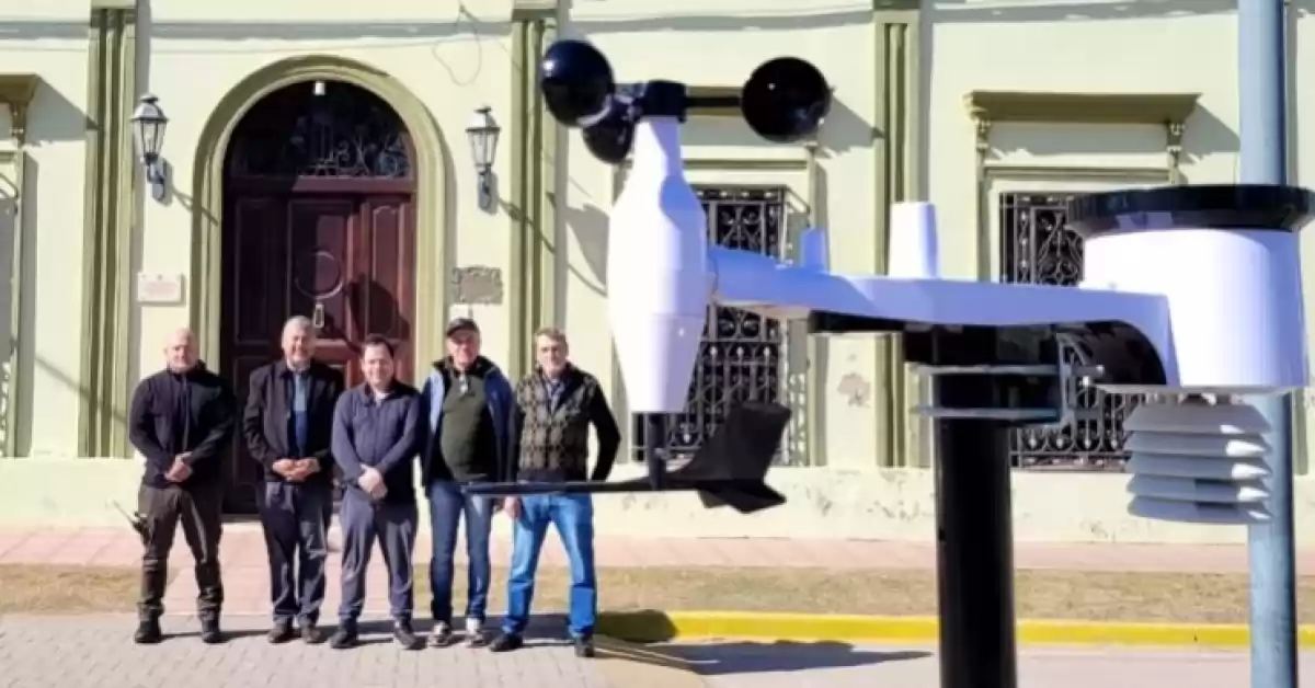 El Centro de Monitoreo Meteorológico y Climático instaló una nueva estación meteorológica