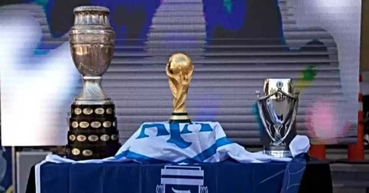 La Copa del Mundo, América y Finalissima se exhibirán en Roldán
