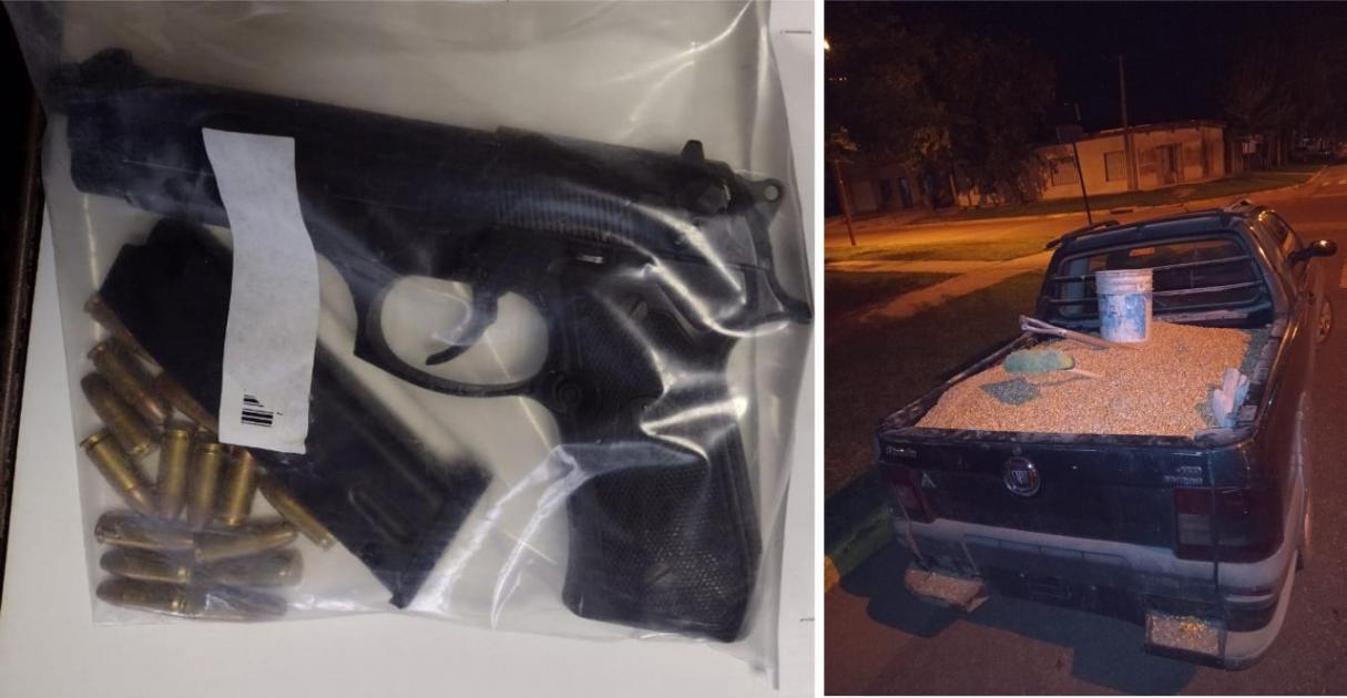 Detienen a un gendarme robando cereal de un tren en Puerto San Martín