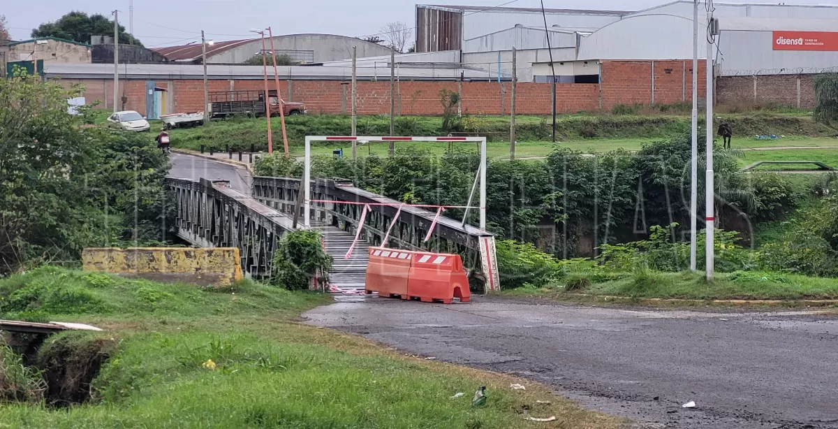 Otra vez cerrado el puente Reconquista entre Puerto San Martín y San Lorenzo
