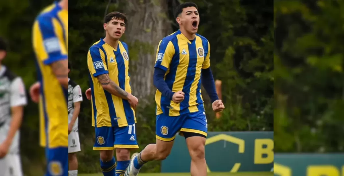 El beltranense Tomas Salteño marcó sus primeros goles del año en la cuarta de Rosario Central