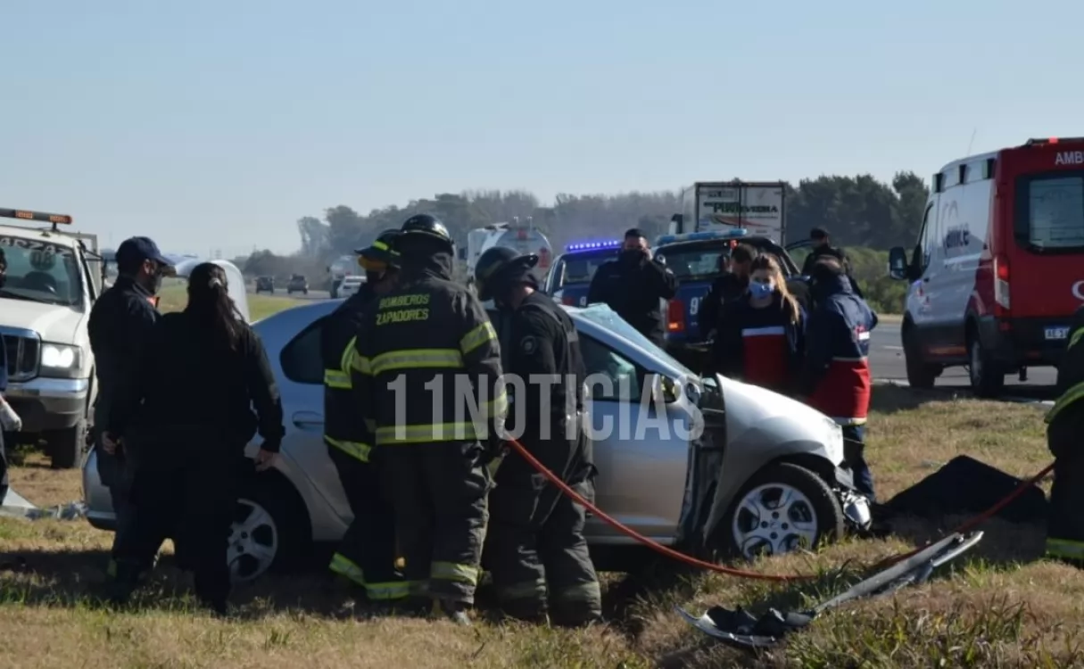 Accidente fatal en autopista Rosario Santa Fe a la altura de Puerto